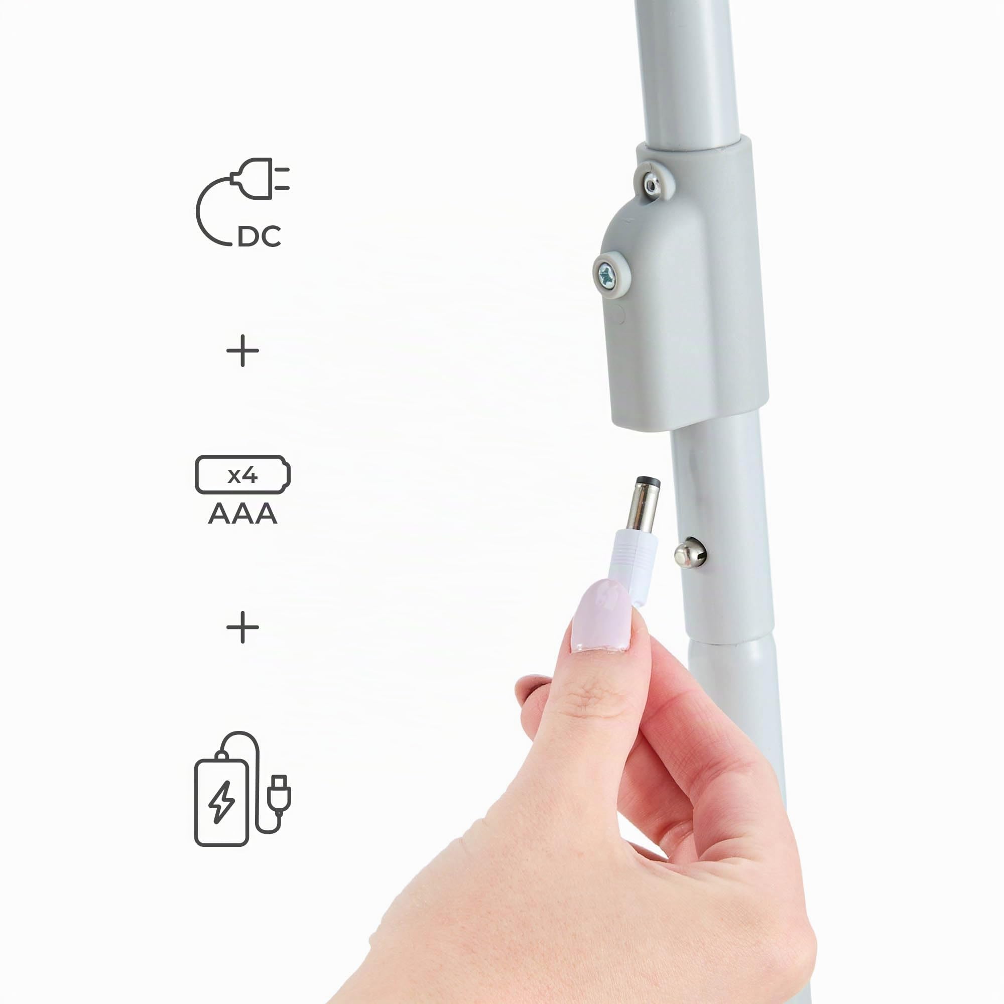 Kinderkraft SWINGEE - Balancín eléctrico para bebé con función oscilante, temporizador integrado, respaldo ajustable, 8 melodías de tranquilidad integradas, ligero y plegable, color gris