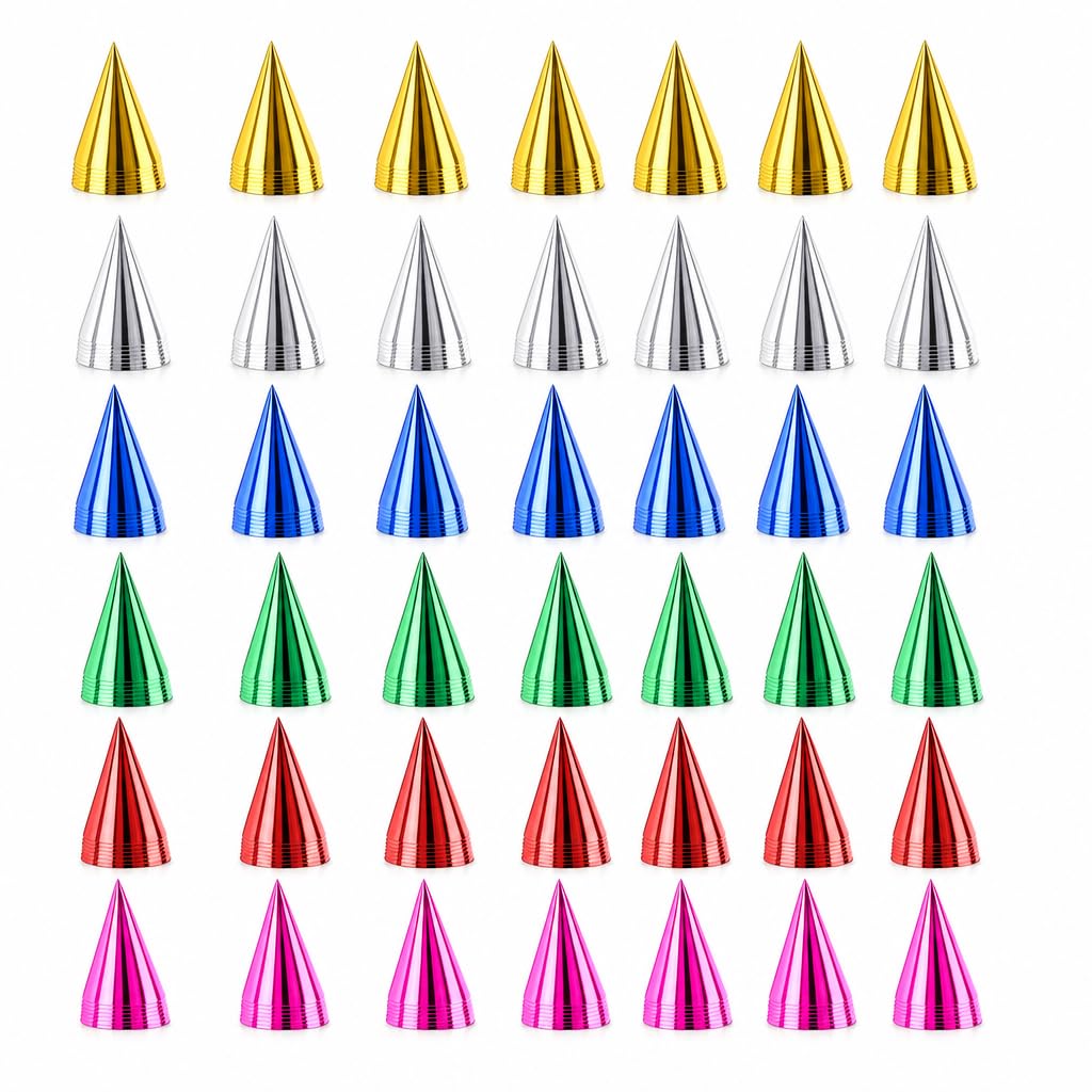 Aguwgax 36-Piece Party Hats for Adults and Students (16.5cm)