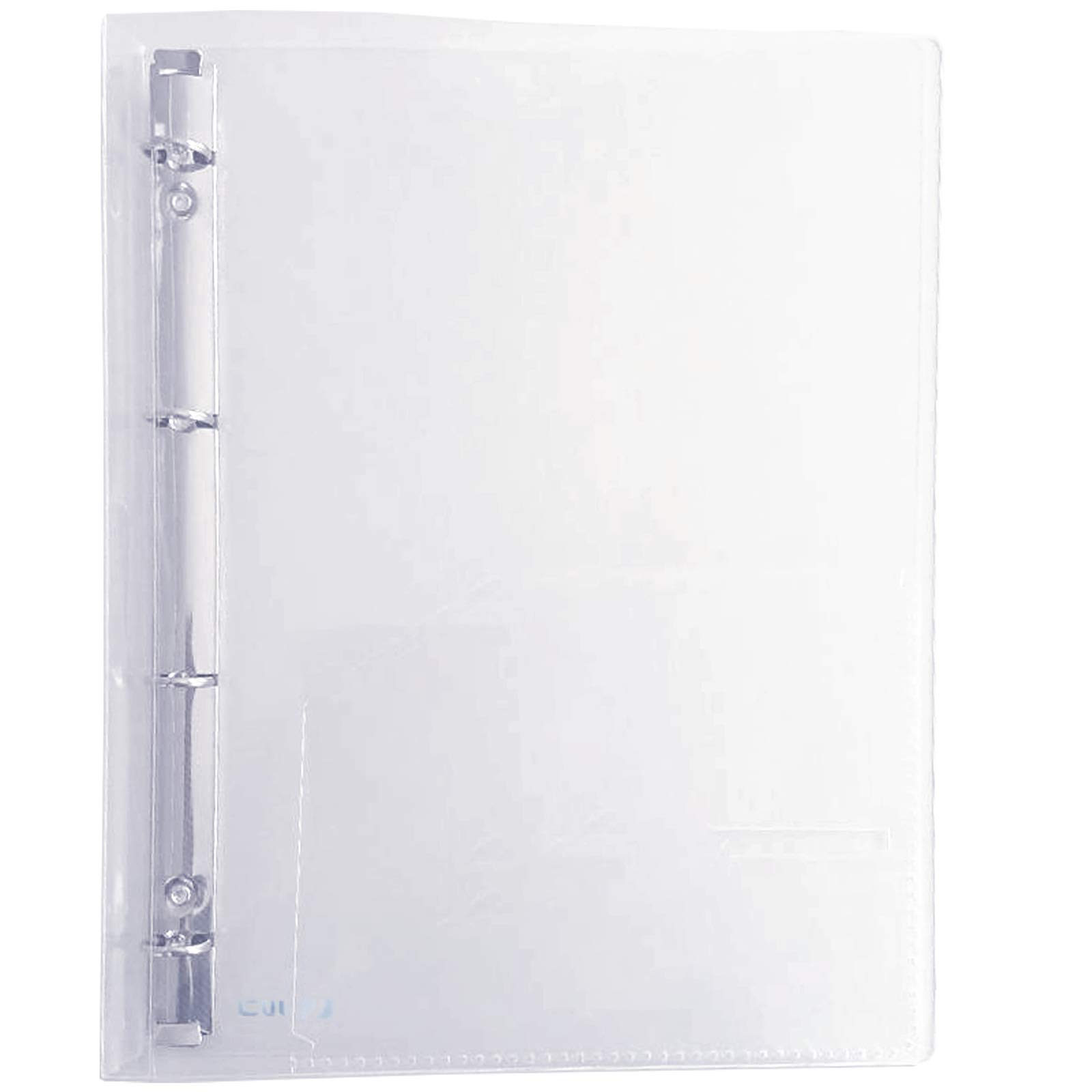 Amazon | K-Hit's クリアバインダー リングファイル A4 縦 4穴 背幅