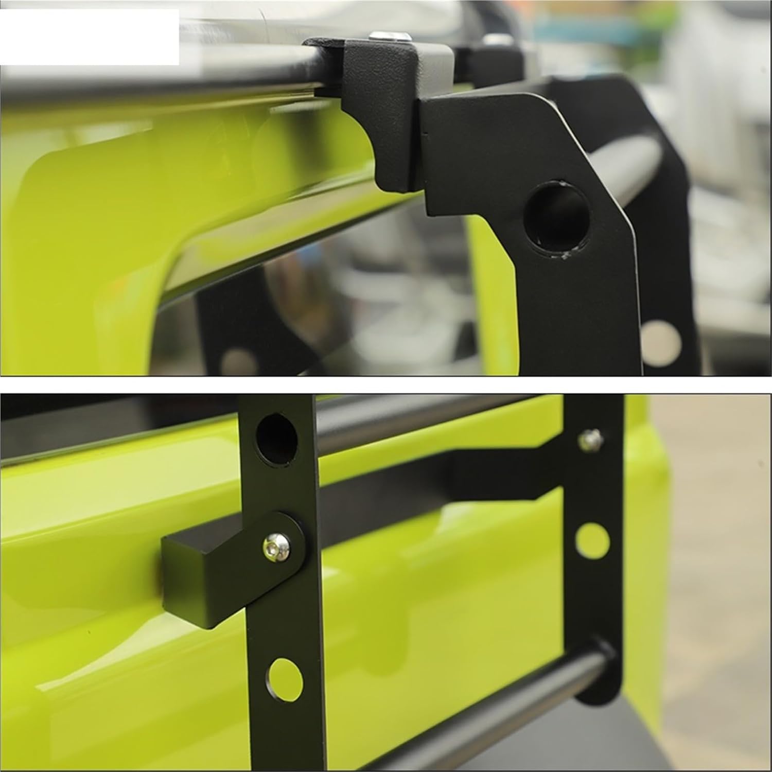 Car Rear Window Ladder Armor Extension Climbing Ladder Protective Frame Iron Compatible For Suzuki Jimny 2019 Up Exterior Accessories