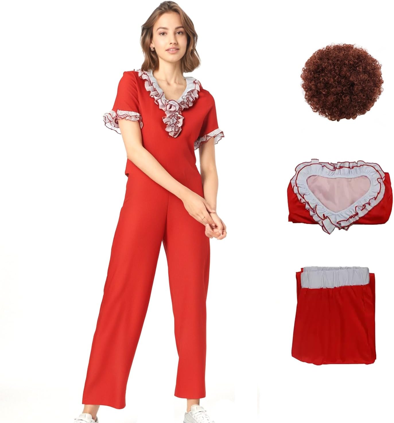 Sally O'Malley Costume Womens Saturday Night Retro Red Kick Lady Outfit Sally OMalley Im 50 Costume