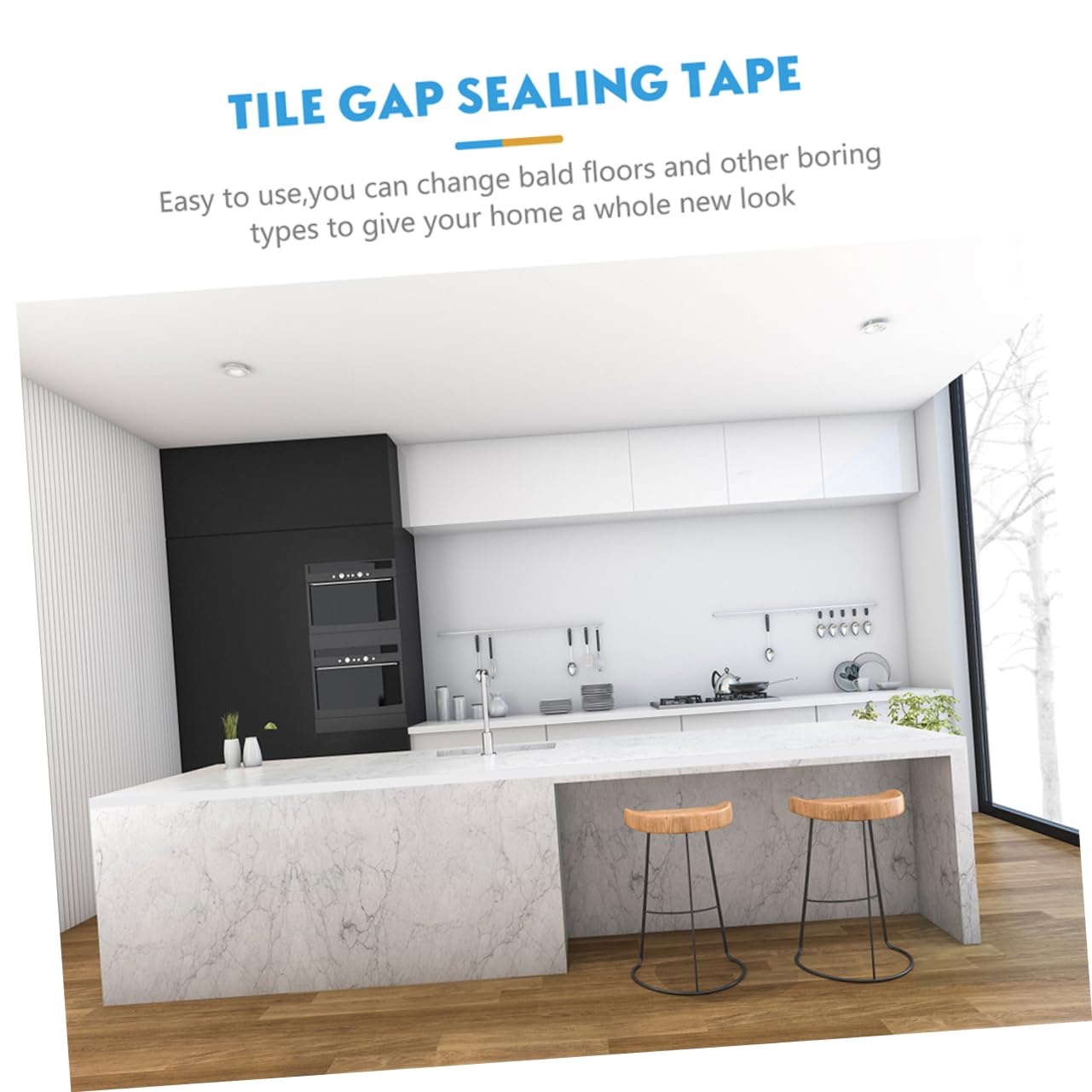 BUTIFULSIC Adhesive Cabinet Banding Edges Banding Self-Adhesive for Kitchen Veneer Edges Wood Furniture Edging Strips