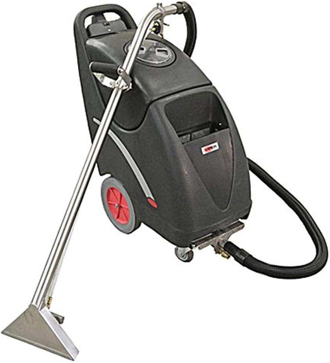 Viper Cleaning Equipment SL10BOX Slider-Box Style Carpet Extractor, 12" Cleaning Path, 15' Solution and Vacuum Hoses, 3 Stage Vacuum Motor, 50' Power Cable