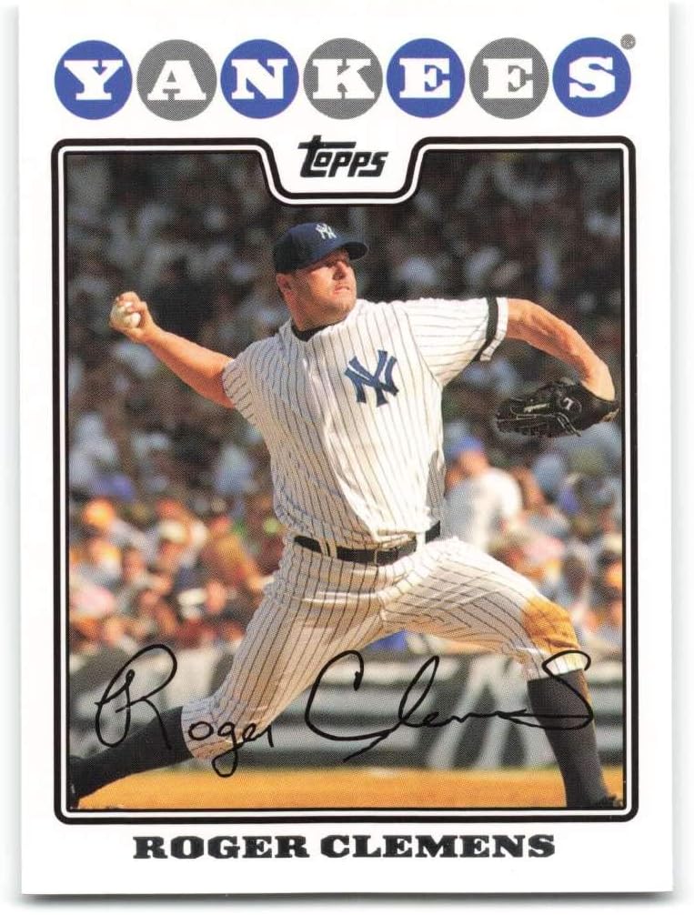 2008 Topps #105 Roger Clemens NM-MT New York Yankees Baseball Thumbnail