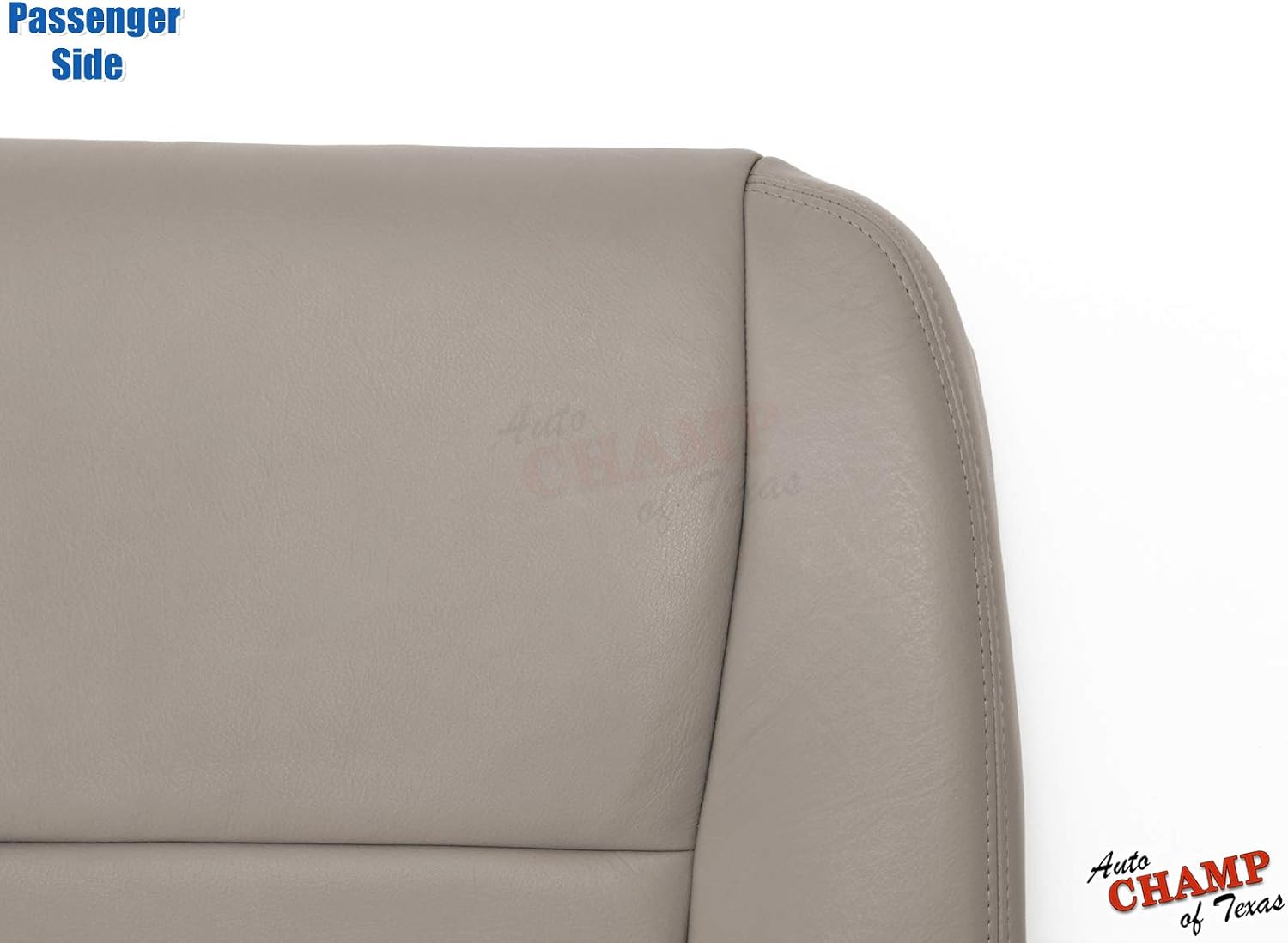 Passenger-Side Bottom Leather Seat Cover Compatible with 2003-2007 Honda Accord 4-Door EX, SE, LX - Tan