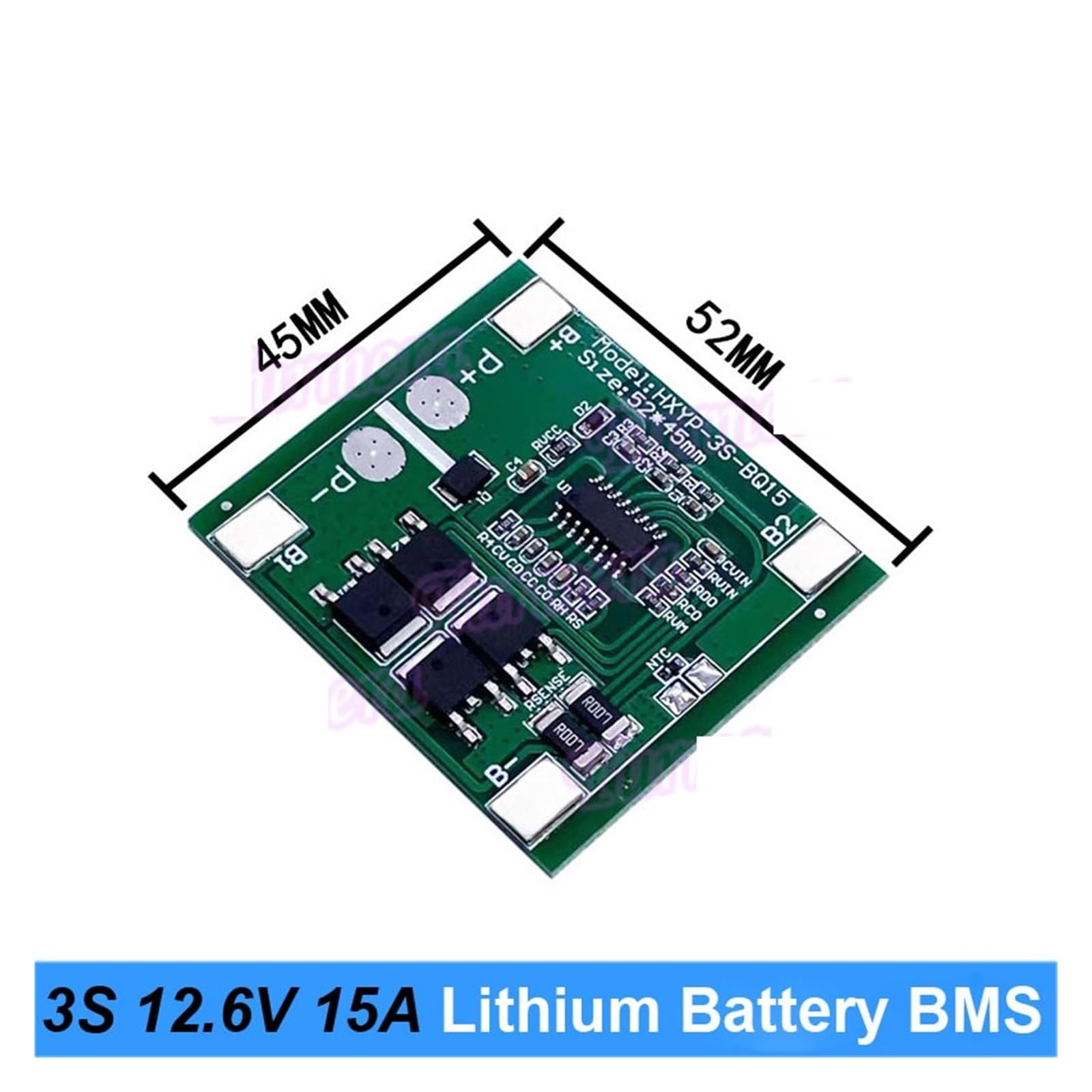 Amazon.co.jp: 3S 15A 20A BMS 12V 18650 リチウム電池保護ボード 10.8