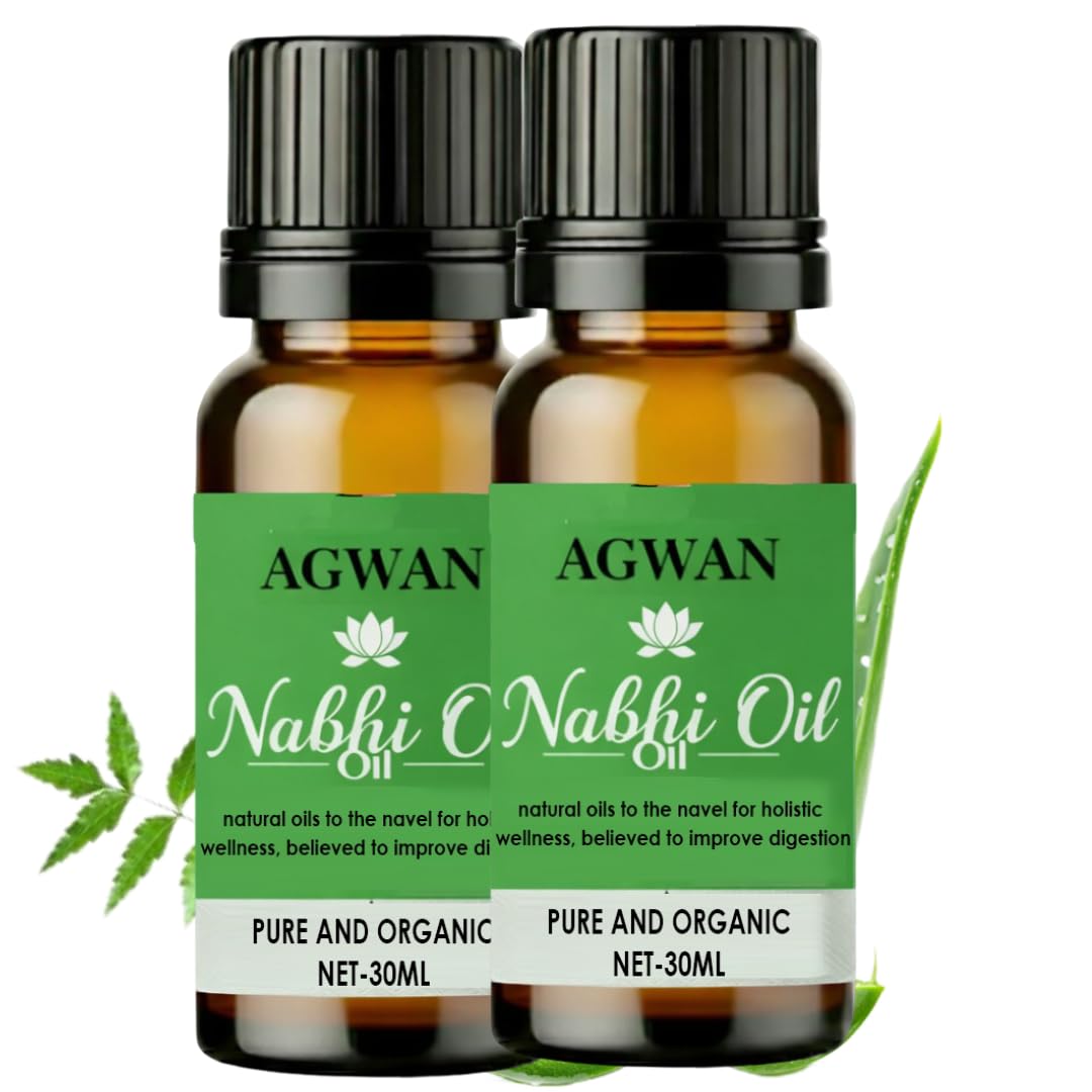 Nabhi Oil for Gas and Bloating Relief, Herbal Digestive Detox Oil for Belly Button Use, Promotes Healthy Gut Function Naturally 30ml + 30ml-image-20