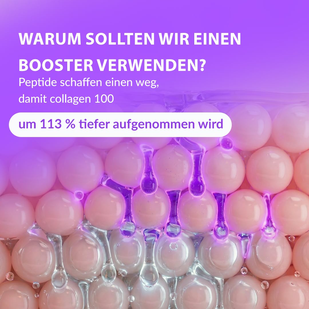 [MIZON] FIRM'N'GLOW COLLAGEN SYNERGY SET - 7 Vegan Peptide Booster Serum 150ml + Collagen 100 Ampoule 30ml, Korean Skincare Routine für Straffheit, Elastizität, Feuchtigkeit & feine Linien