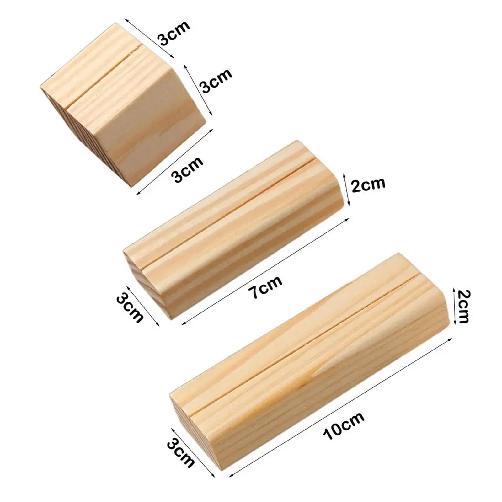 10 stücke Romantische Handwerk Papier Klemme Desktop Dekoration Hochzeit Liefert Tisch Zahlen Halter Fotos Clips(7x3x2cm Oblique 1)