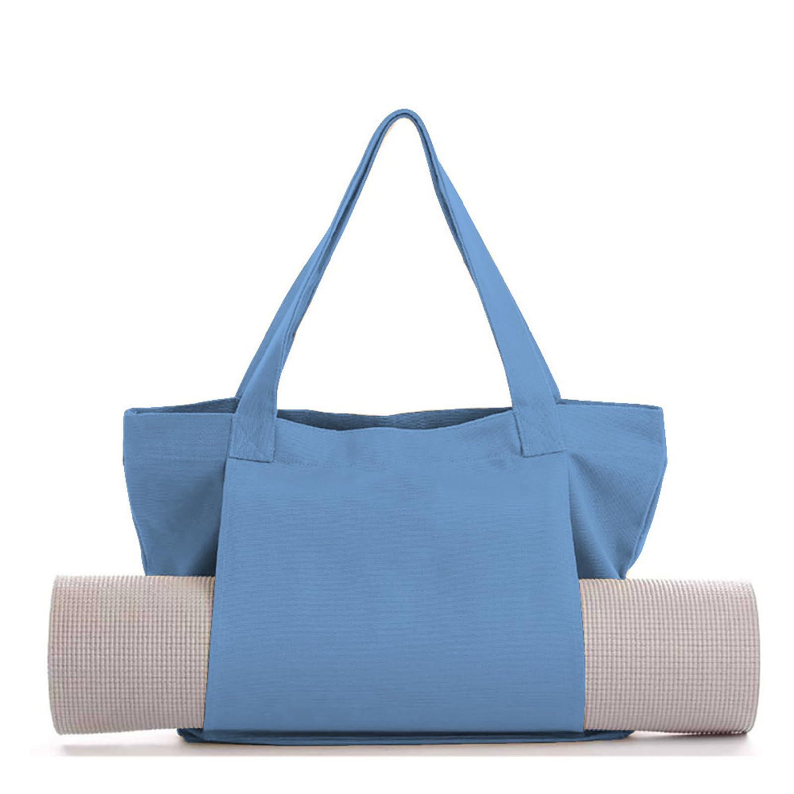 Noaya Yoga Mat Bag - Durable Sport Gym Bag Womens, Large Capacity Yoga Bag, Easy Placement of Thick Yoga Mat, Can Accommodate Other Things, Essential Items for Womens Gym Set, Blue