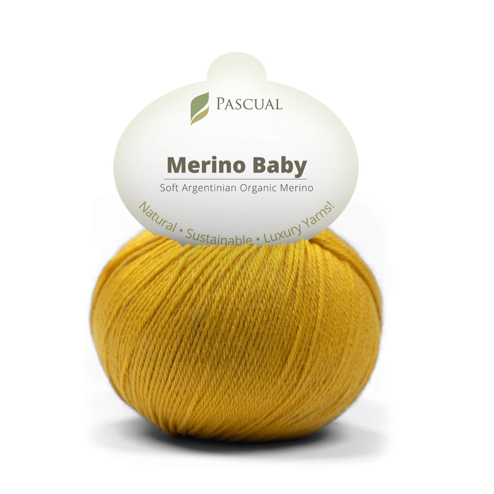 PASCUALI Gomitolo di lana merino per bambini, 100% lana vergine in merino, per lavorare a maglia e all'uncinetto, set da 4 gomitoli da 200 g, colore: Curry 322