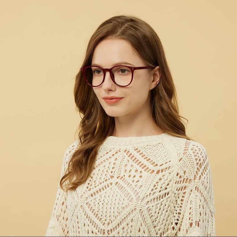 Folding Reading Glasses For Women,Oversiezd fashionable women's Reader, Portable Blue Light Glasses RD 2.5 - Image 6