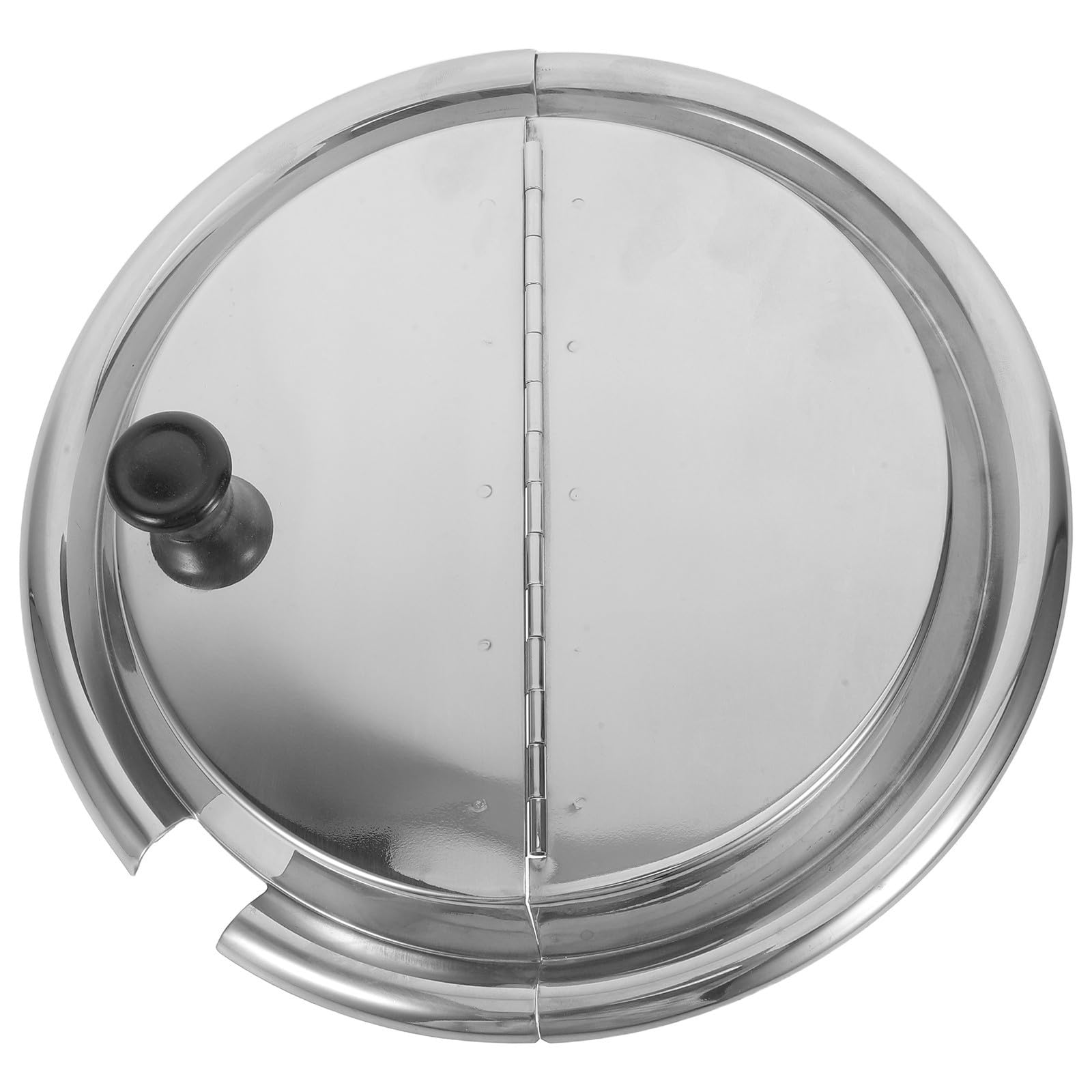 Tapa de Sartén de Acero Inoxidable Asa, Diseño Profundo y Grueso, para Ollas y Sartenes, Adecuado para Freír y Cocinar al Vapor, Diámetro 25cm