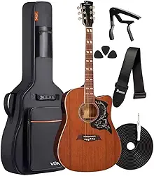 Kit Violão Elétrico Folk Michael VME-630 Tb + Acessórios Voik