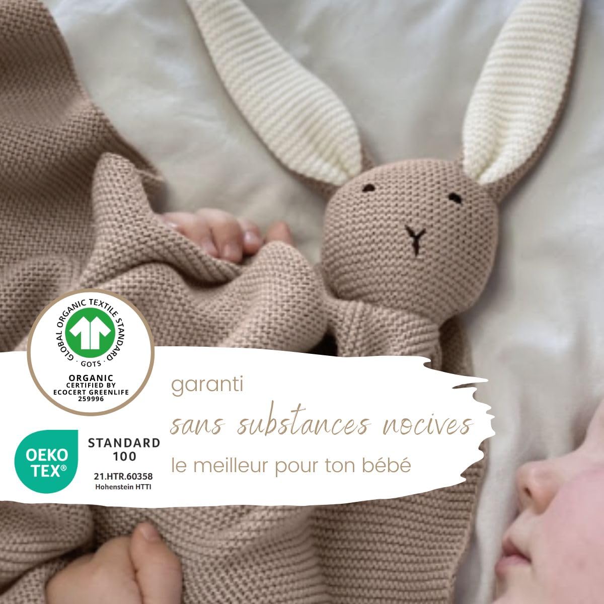 DIKOS Couverture Bébé Mousseline Coton Bio 70x100cm Vert Menthe - 6 Couches