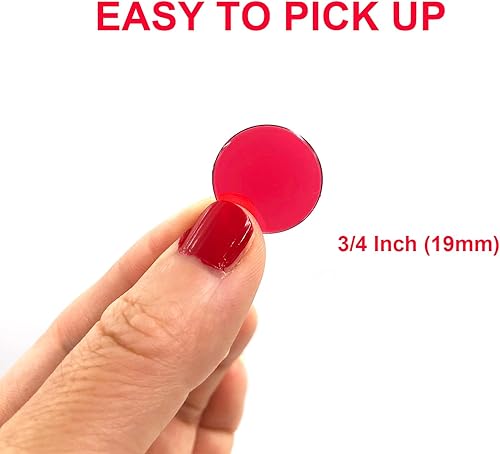 Miniatura 9 de YH Poker 1000 fichas de marcadores de fichas de bingo, discos de plástico, contadores de chips para juego de bingo, ideal para fiestas, aula,