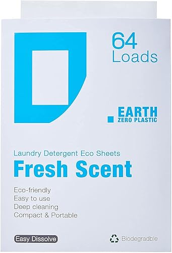 Método EARTHZEROPLASTIC detergente para ropa Hojas de detergente para ropa ecológica detergente hipoalergénico para ropa detergente para ropa de