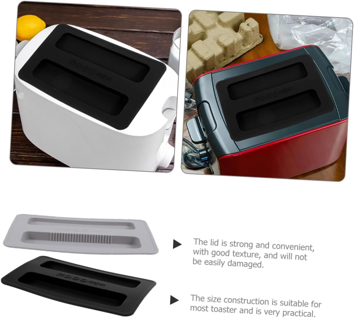 2pcs Toaster Oven Covers Toaster Slice Cover Bread Baking Accessories Bread Maker Lid