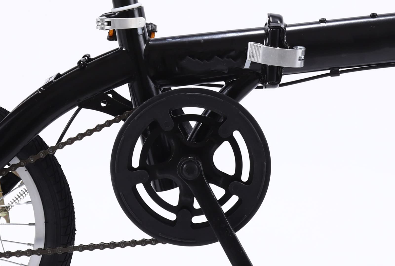 Bicicleta Plegable 14/16 Pulgadas, Marco Acero Carbono Delantero Y Trasero Bicicleta para Adultos Velocidad Variable Bicicleta Plegable Súper Ligera para Estudiantes C,16inch