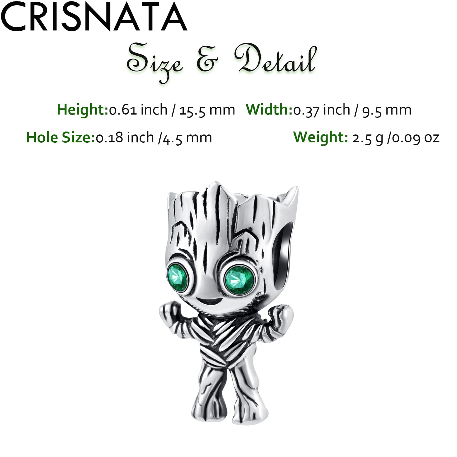 Crisnataantique Silver Charm 925 Sterling Silver Cooking Chef Hat