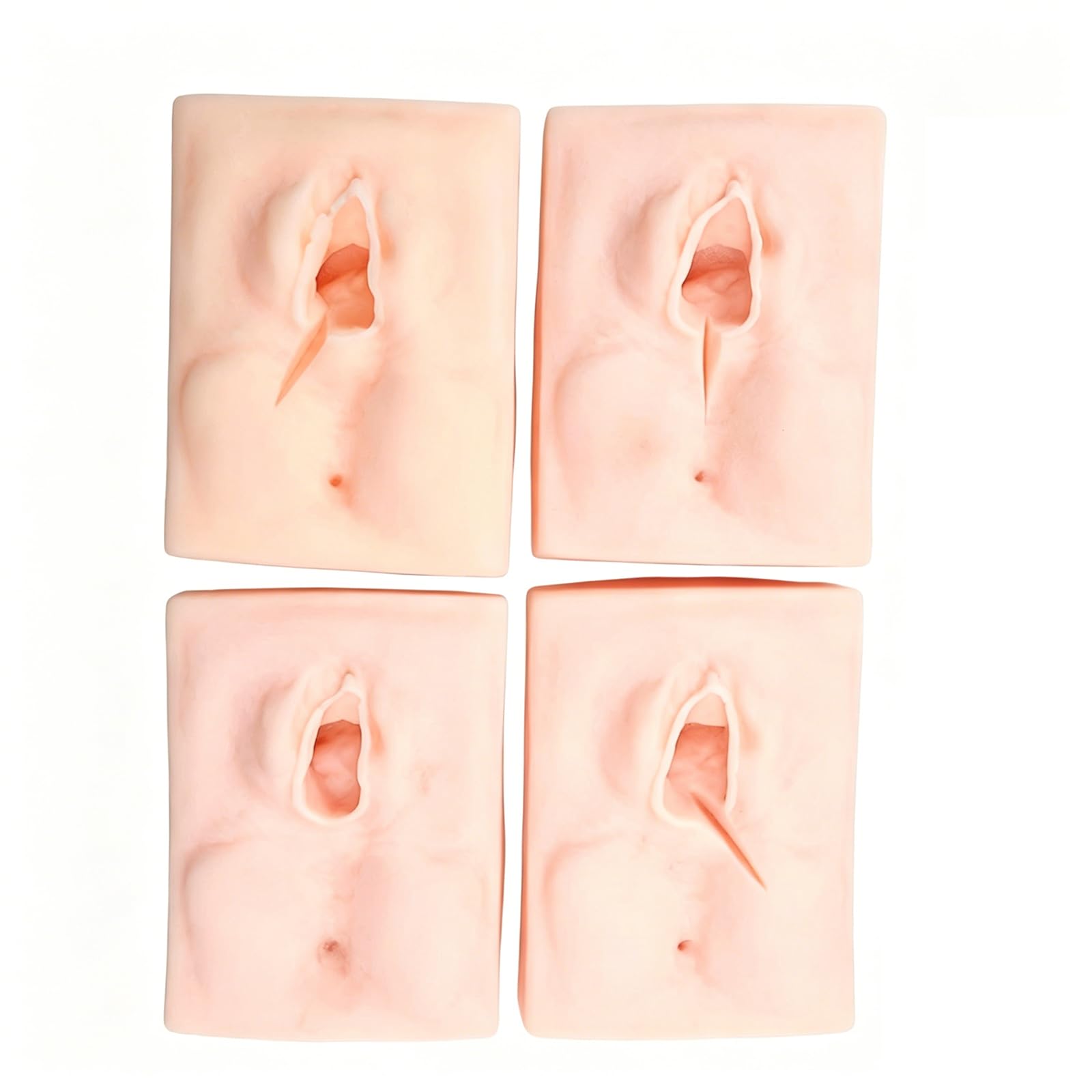 Model szwów krocza - żeński układ rozrodczy i model krocza - do modelu pochwy, do nauczania studentów medycyny, do celów edukacyjnych,4 piece set,18cm