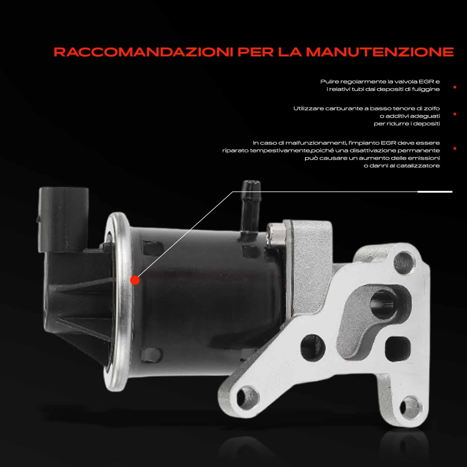Frankberg Valvola EGR Compatibile con L.u.p.o 6E1 6X1 1.0 Arosa 6H1 1.0 Polo Variantee 6V5 1.4 Arosa 6H1 1.4 Polo 6N2 1.0 Replace# 424440670,030131550