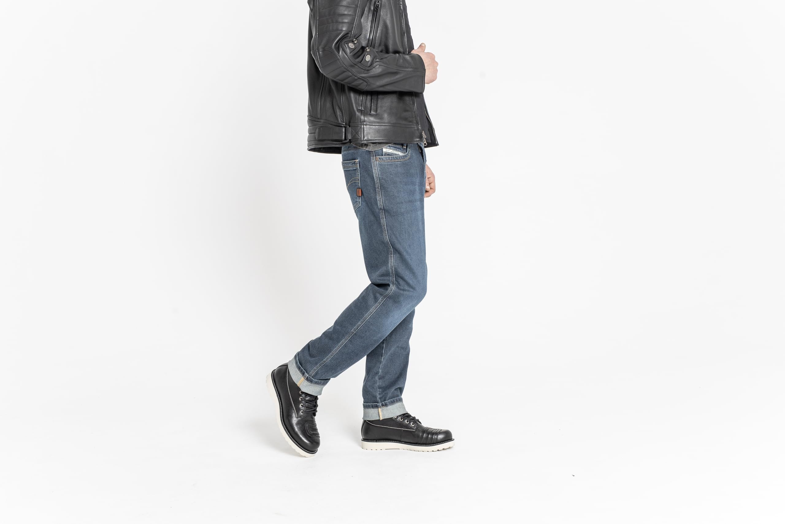 John Doe Taylor Mono Pantalon Moto Taylor Mono,Homme,32/32,Indigo - Sportif. - Homme