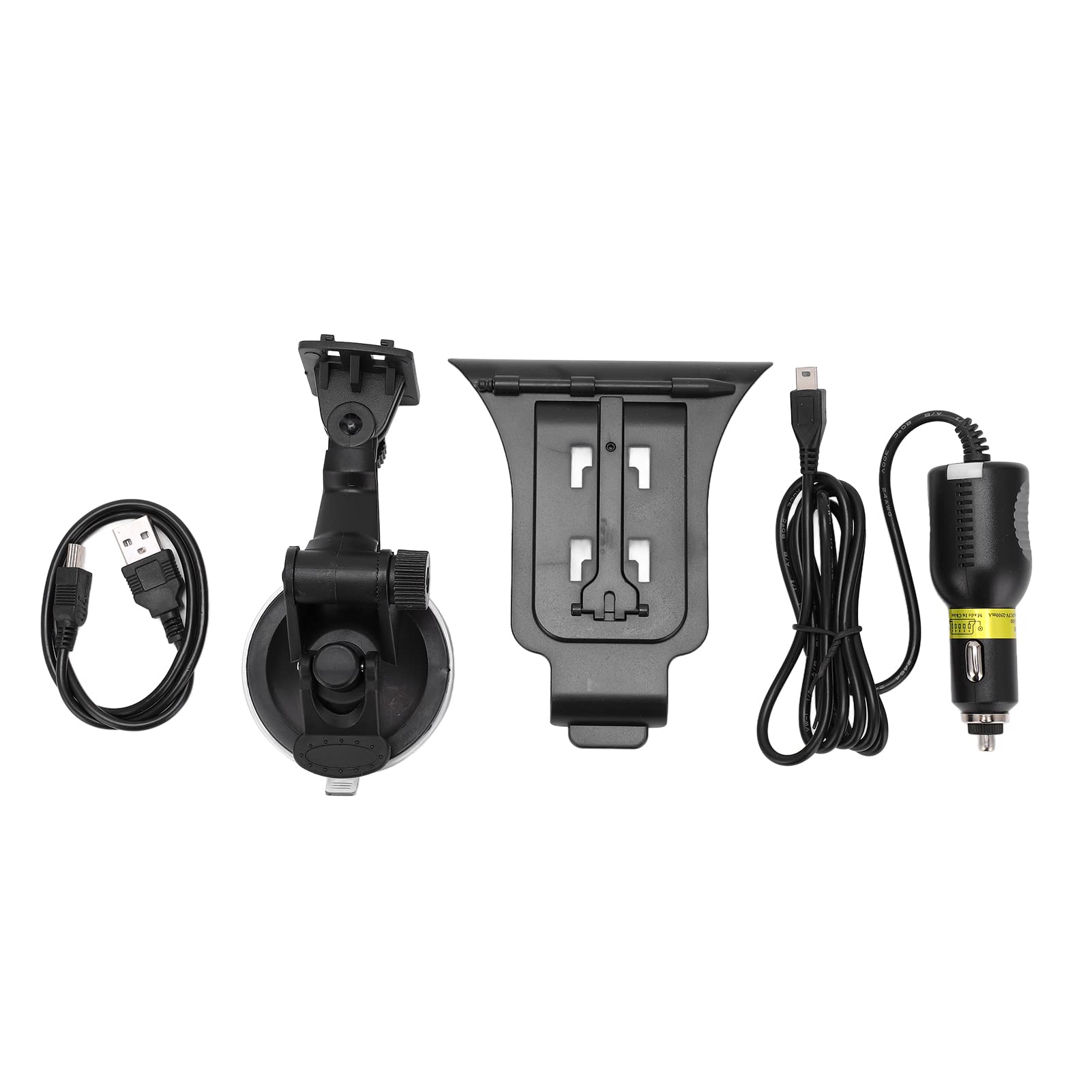 GPS-Navigation für Auto, 7-Zoll-Bildschirm 8 GB 256 MB WiFi GPS-Navigator 180 W 1024 x 600 HD Leicht zu erkennendes Offline-Auto-GPS mit Sprachführung, Warnsystem, 1500-mAh-Akku für Pkw-LKW