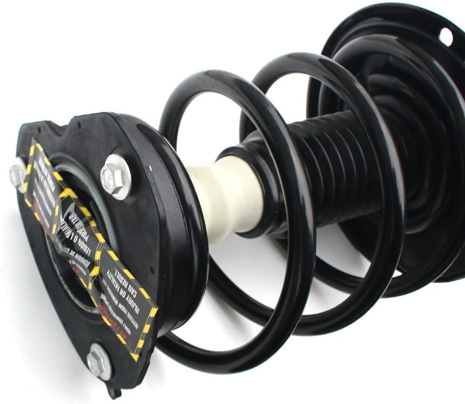 DTA 70152 Full Set 2 Front Complete Strut Assemblies With Springs and Mounts + 2 Rear Shocks 4-pc Set Compatible with 2007-2012 Nissan Altima 2.5L Only, Non Hybrid