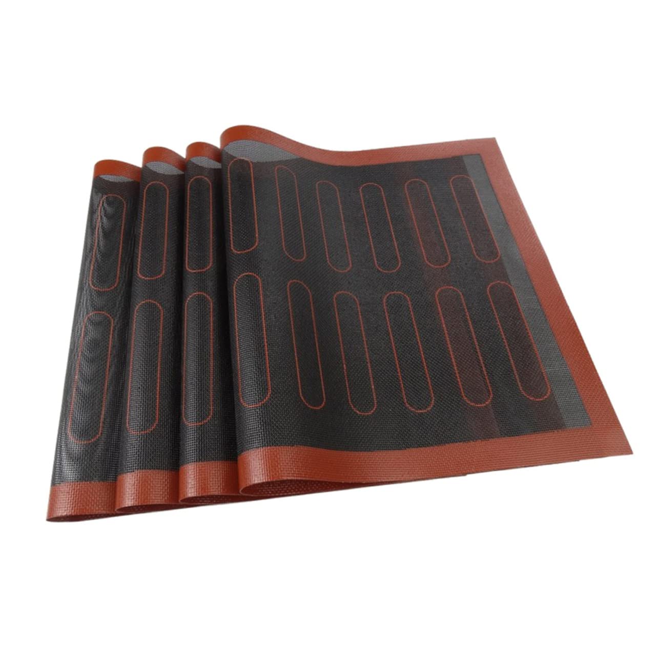PRETYZOOM 3stücke Silikon Backmatte Hitzebeständige Antihaft-baking Pad Für Plätzchen Und Gebäck Wiederverwendbare Silikonmatte Für Gleichmäßige Wärmeverteilung Rutschfest Und