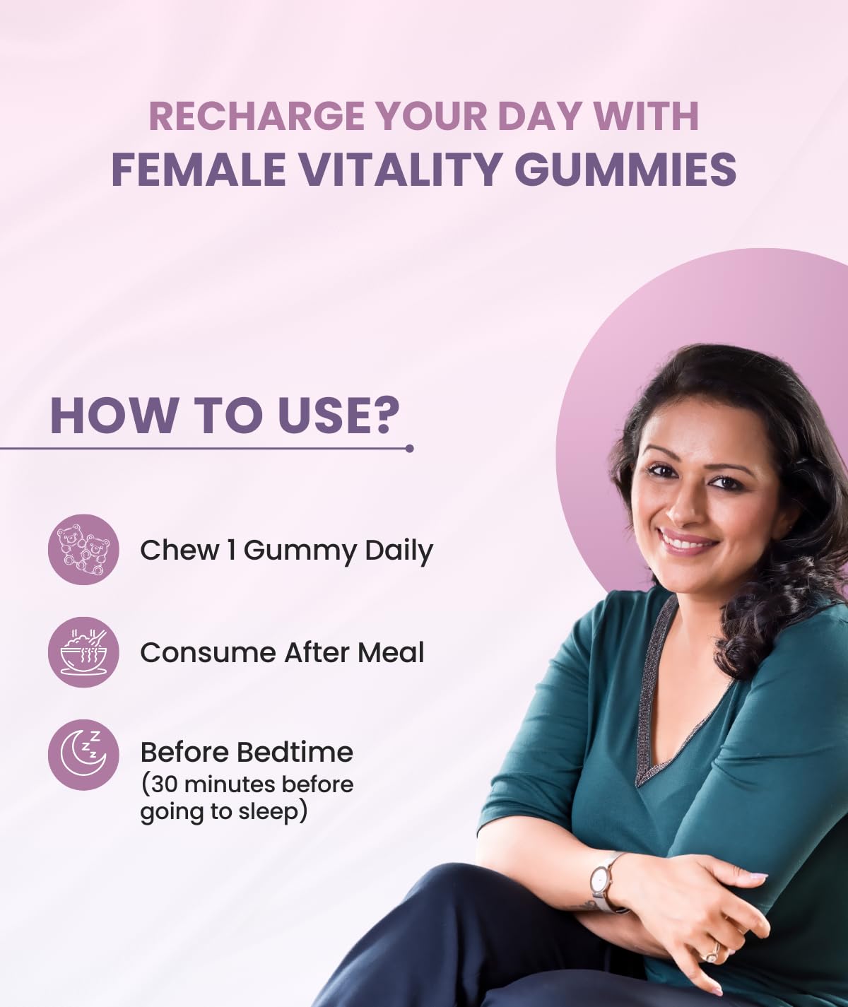 Wellnessia Female Vitality Gummies - Support for Energy, Wellness, and Balance - Natural Ingredients for Women’s Health - 30 Gummies (Cranberry Bliss Flavour) Wellnessia Female Vitality Gummies - Support for Energy, Wellness, and Balance - Natural Ingredients for Women’s Health - 30 Gummies (Cranberry Bliss Flavour)