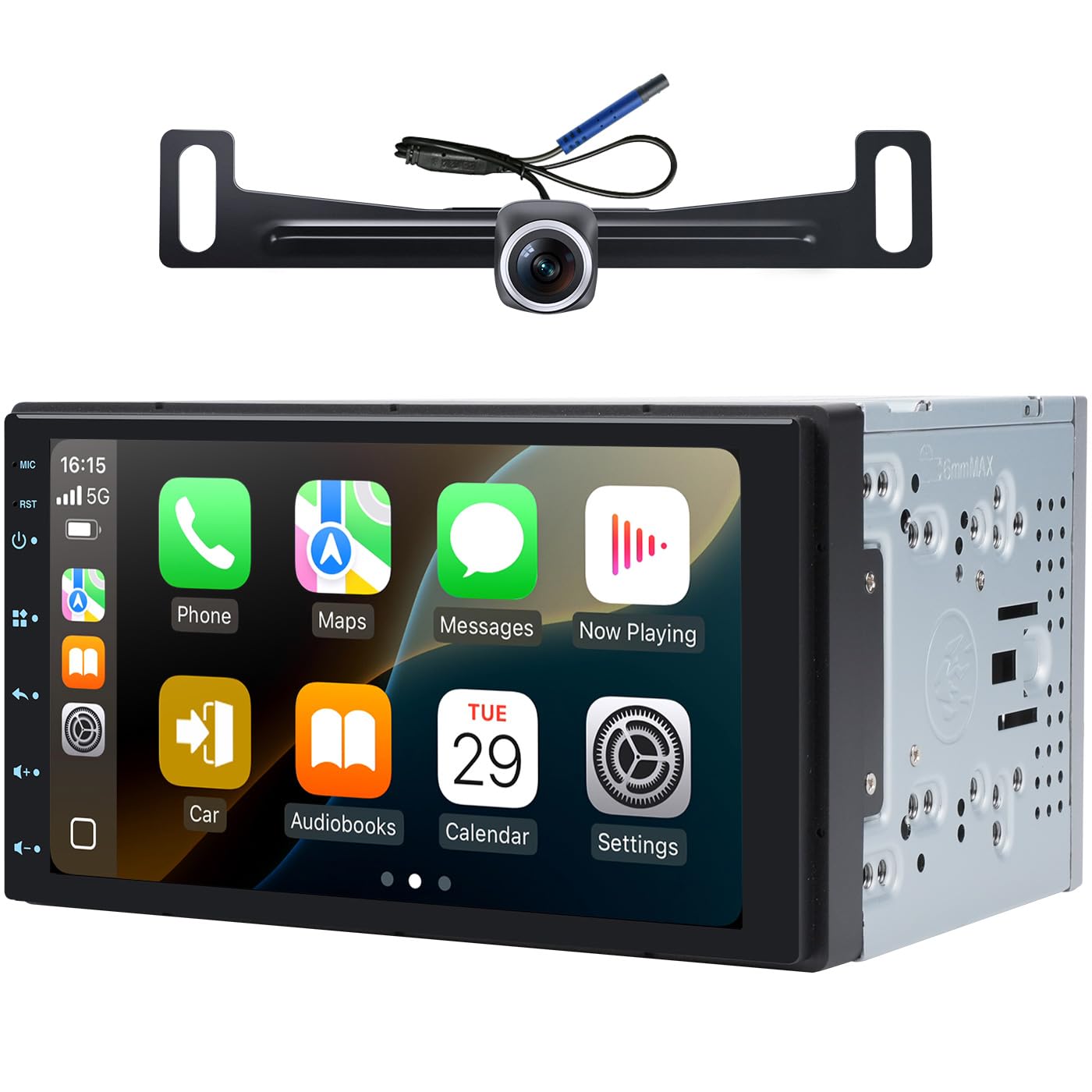 N08K2 7インチ アンドロイドカーナビ Carplay2+32G W2DIN Amazon.com: AINAVI 7
