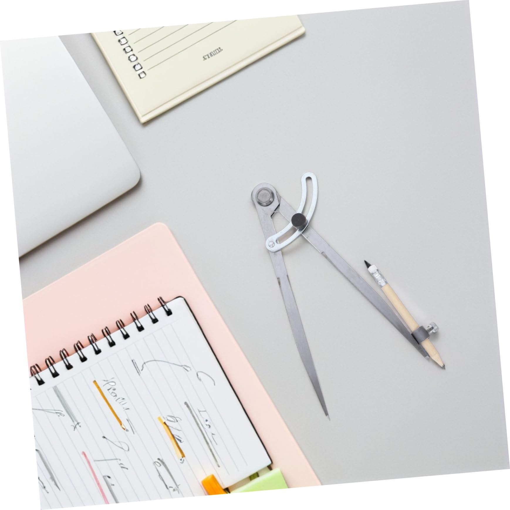HOMSFOU 1 Set Di Compasso Di Precisione Con Portamatite Per Disegno, Geometria, Carpenteria, Ingegneria, Misurazioni Accurate, Accessori