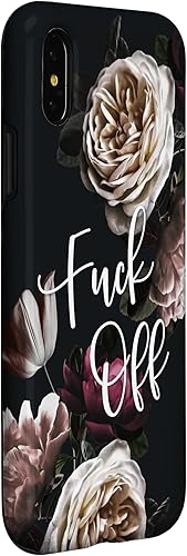 Miniatura 9 de iPhone 13 Pro Max Fuck Off - Lindas citas sarcásticas divertidas de palabras de juramento en funda floral