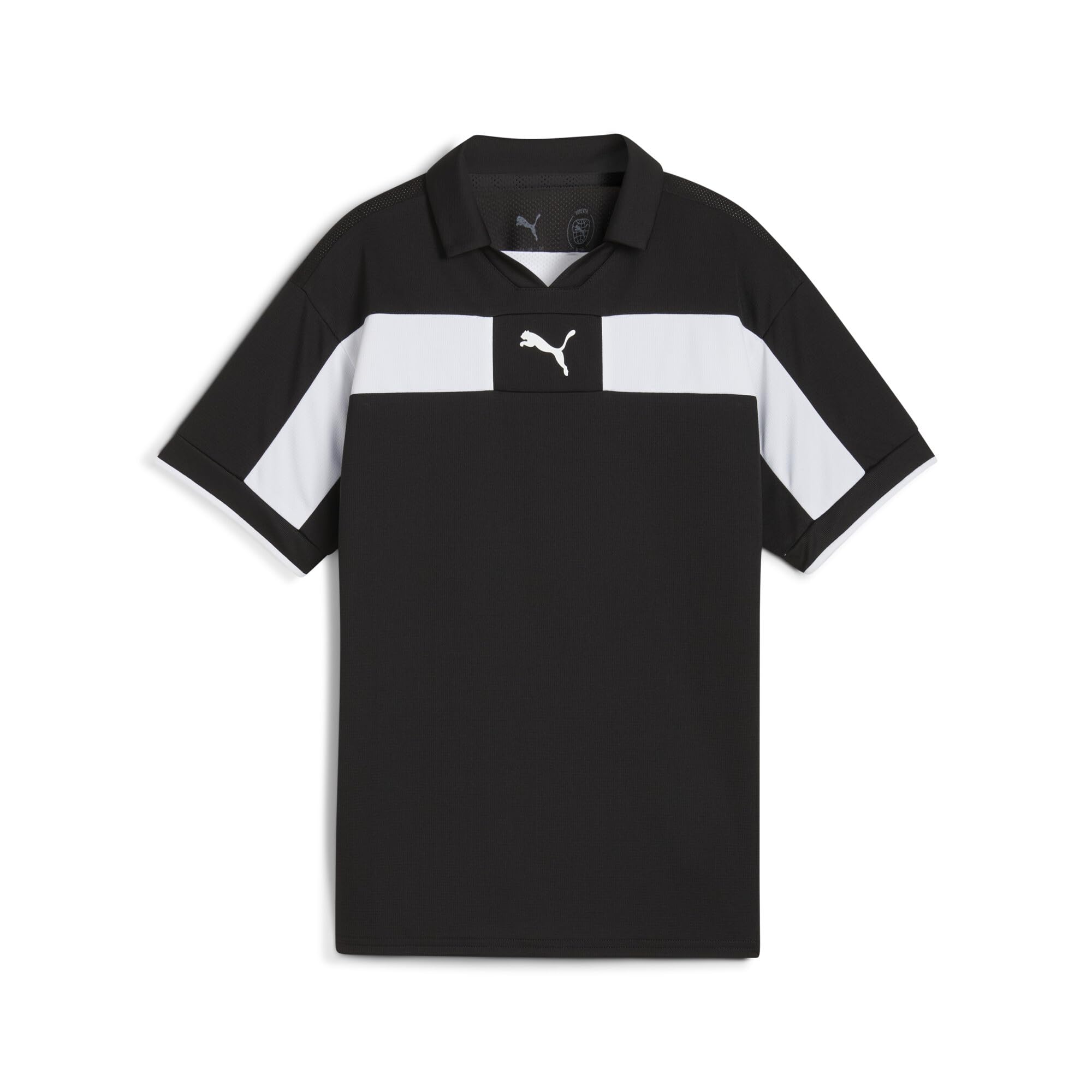 PUMA Sportshirt TeamCLASSIC Match Jersey Jr – Schwarz/Weiß, Größe 116