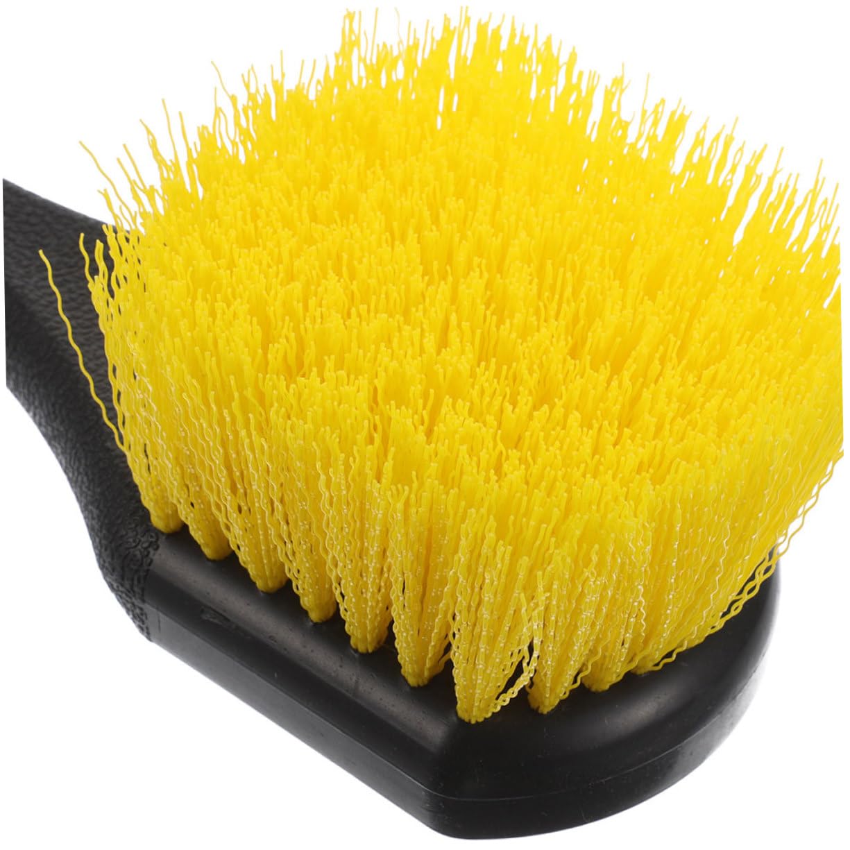 MAGICLULU 2pezzi Spazzola per Cerchi Auto Manico per Rimozione dello Sporco Strumenti per Pulizia degli Pneumatici Cerchioni Pervaggio Auto