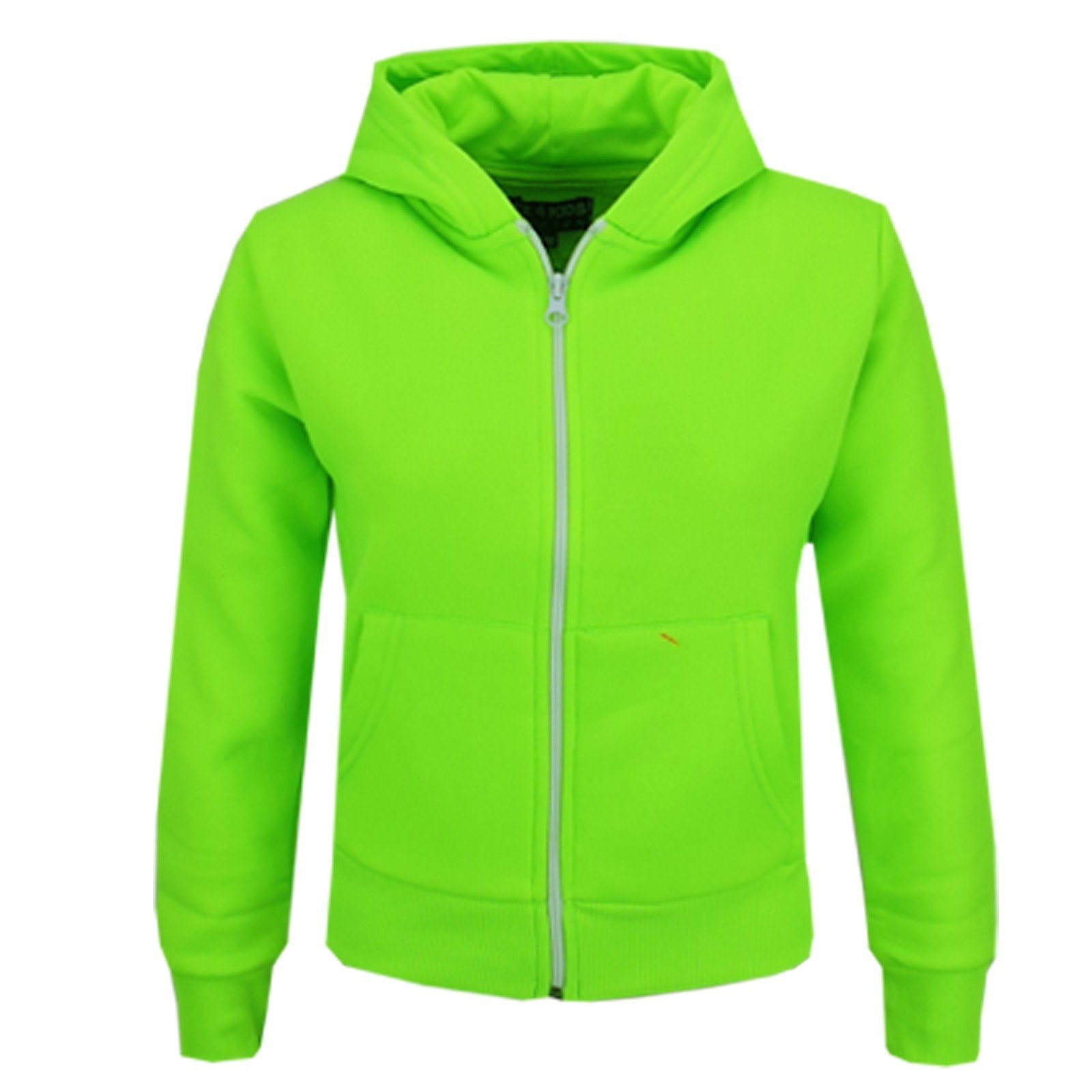 A2Z 4 Kids Mädchen Jungen Reißverschluss Voller Reißverschluss Kapuzenpullover Warm Mantel Reißverschluss Sweat Kapuzenpullover Lässig Mode Kinder Unisex Größe 2-13 Jahre