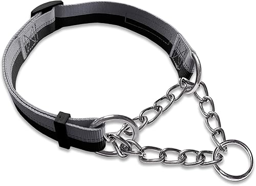 LOS ANDES Martingale Collar for Dogs, Reflective Collar for Dogs Choker Collar para Perros, No Pull Dog Collar, Dog Training Collars for Large,