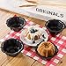 Webake Mini Cake Pan Nonstick Fluted Cake Pan 4 Inch Carbon Steel Baking Cup Mold for Buntcake, Bavarois, Brownie, Cupcake, Pudding Canele, Pack of 4