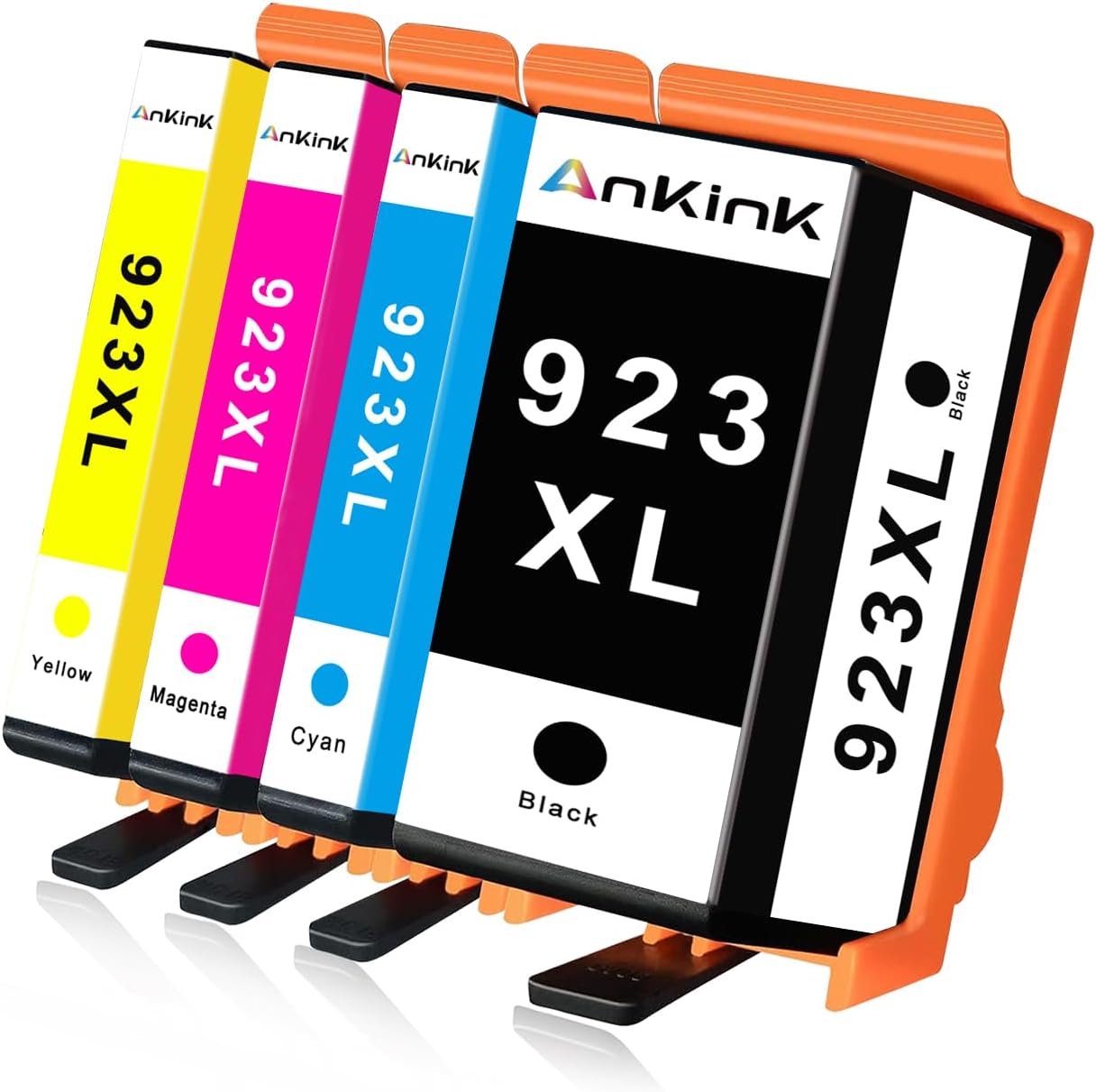 Ankink Remanufactured Ink Cartridges Replacement for 923XL-1(Chip Version: CV10)