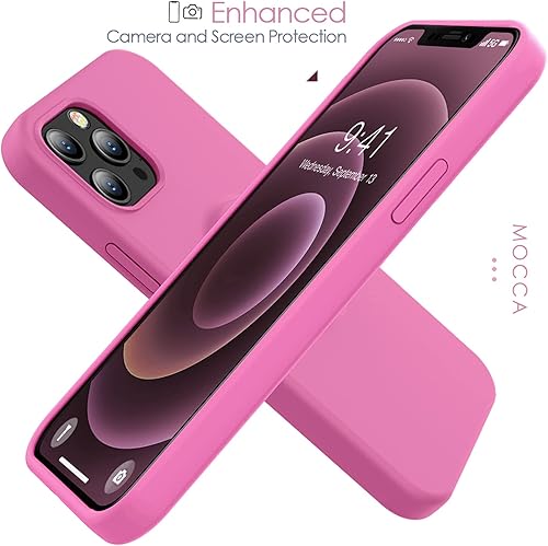 Vista 28 de MOCCA iPhone 12/12 Pro Case 6.1inch with Ring Kickstand Super Soft Microfiber Lining Anti-Scratch Full-Body Shockproof Protective Case - Bright