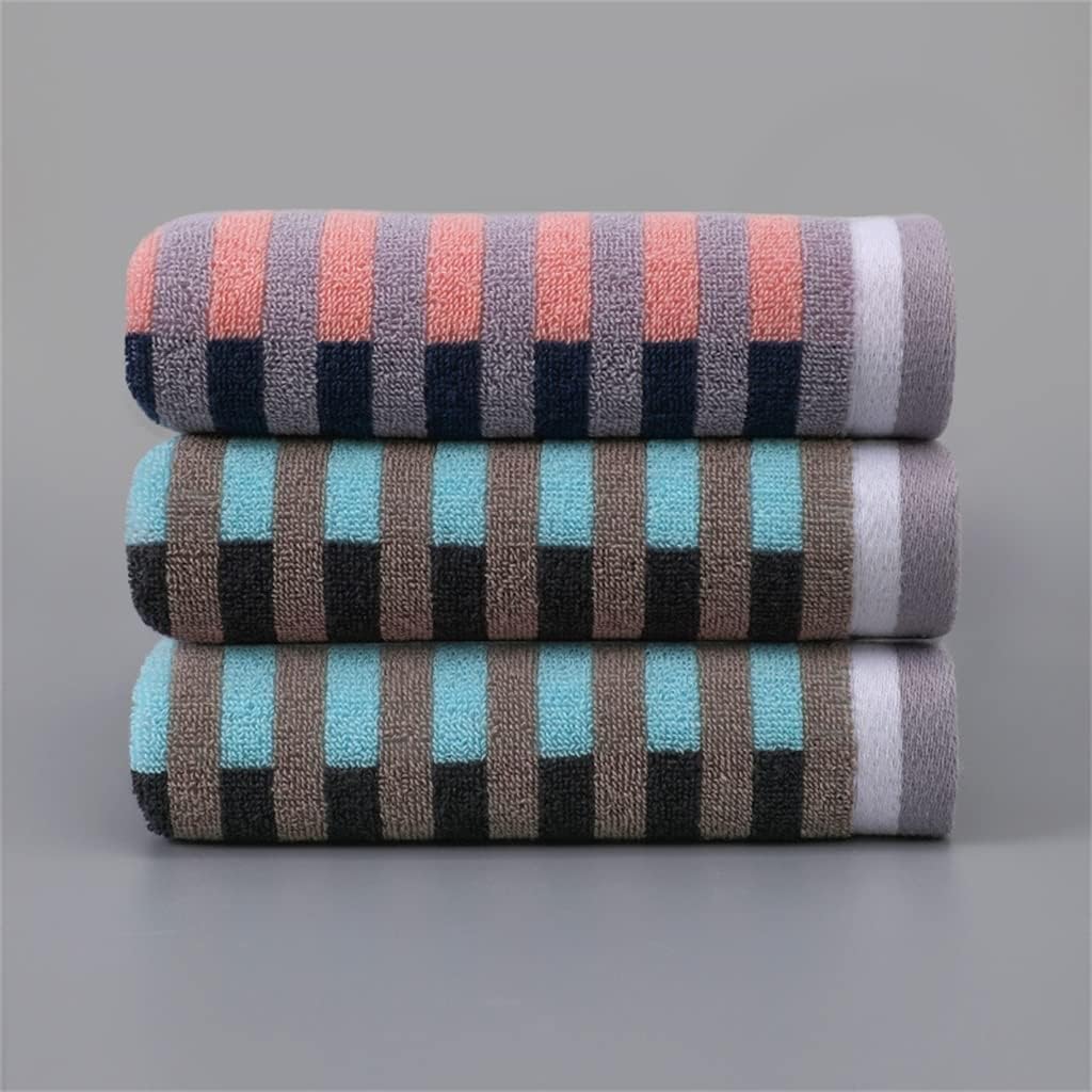 Towel Cotton wash face Home Water Absorption Winter Bath Wipe Hair, Men and Women Soft Towel(B 3PS)