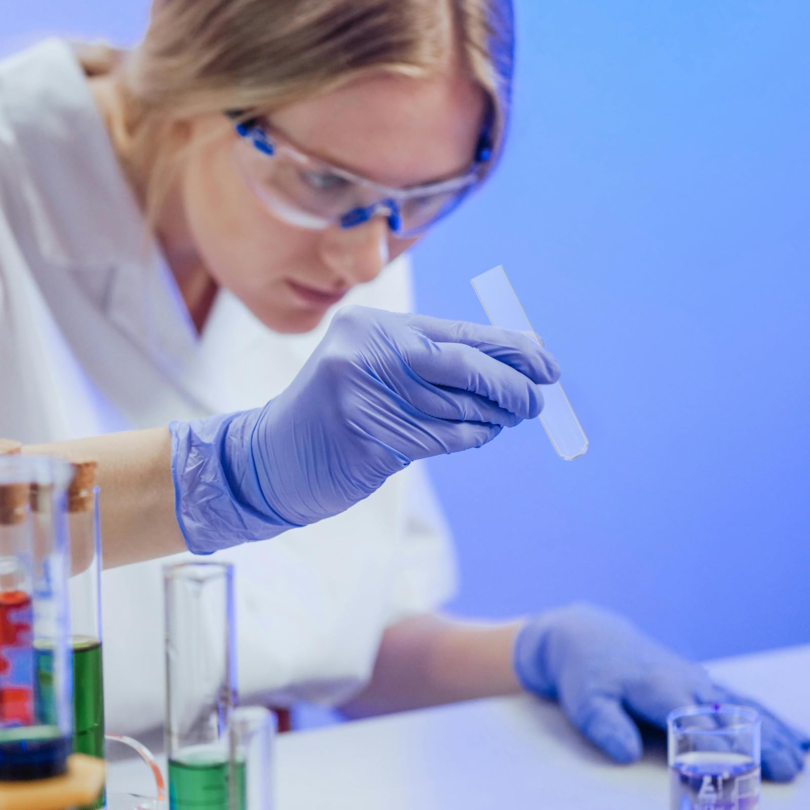 20 Stück Laborglas und Einfache Probenhandhabung mit Flachem Reagenzglas und Rundem Boden aus Stabilem Glas für Fortgeschrittene Experimente im Labor