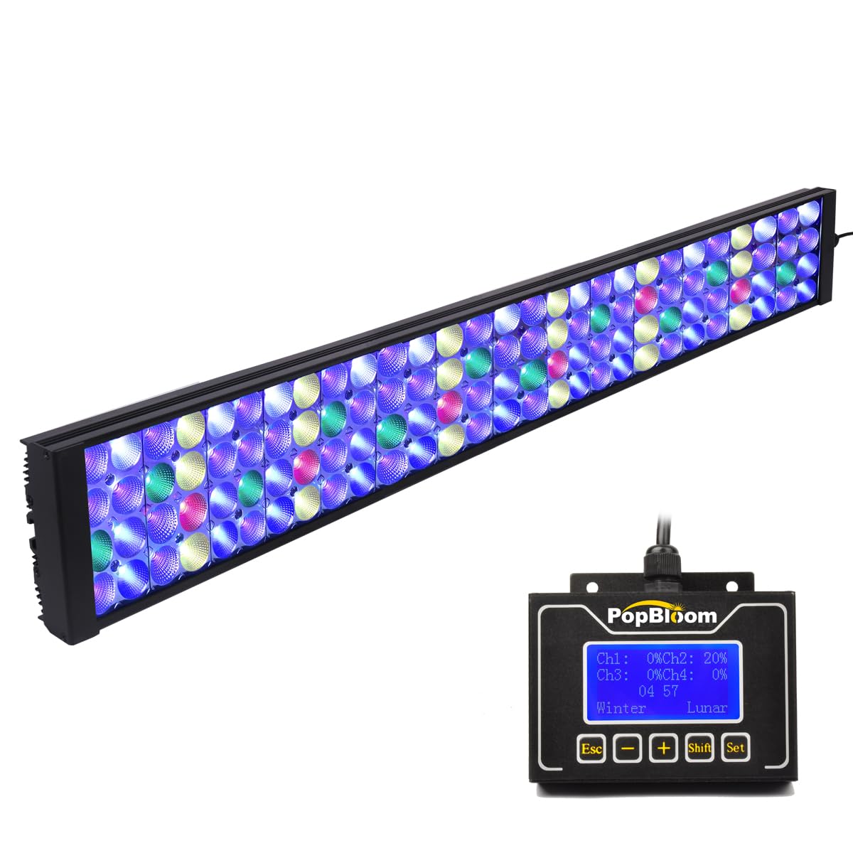 Amazon.com: PopBloom 90W Turing75 Aquarium Led Lighting for 36