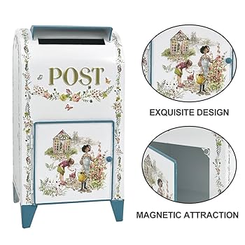 vintage メール BOX Amazon.com: Z² BellaDecor Vintage Mailbox Card Box for