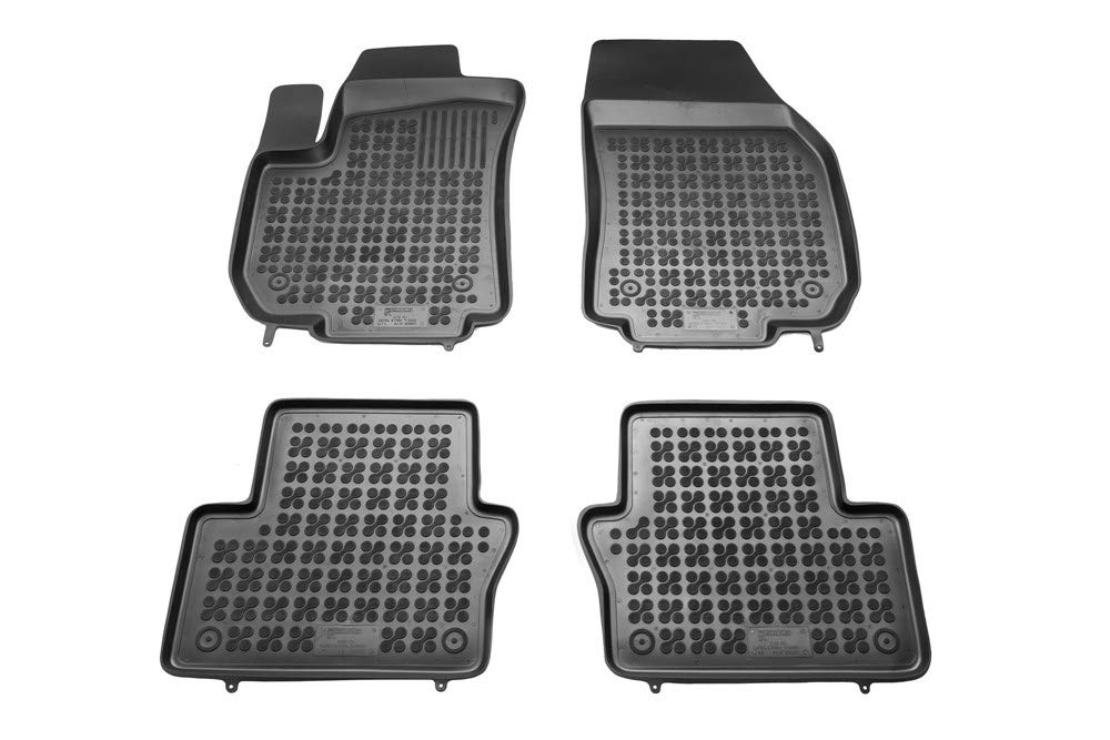 MTM Alfombrillas Goma para Opel Zafira B 5 Asientos 05.2005-12.2011, Tipo Cubeta a Medida Antideslizante con Borde 5 cm, cód. 3D 5593