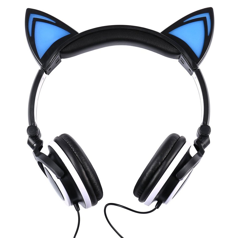 Amazon.co.jp: ヘッドホン 猫耳 ネコミミ 折り畳み式 コスプレ