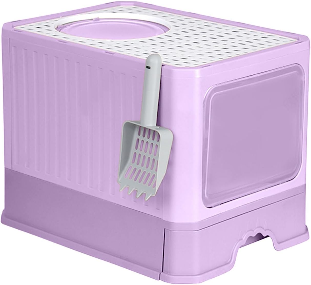 Litter Box Rabbits Odor Control Not Stick Smooth Surfaces Cats Litter Pans Enclosed Cats Litter Container
