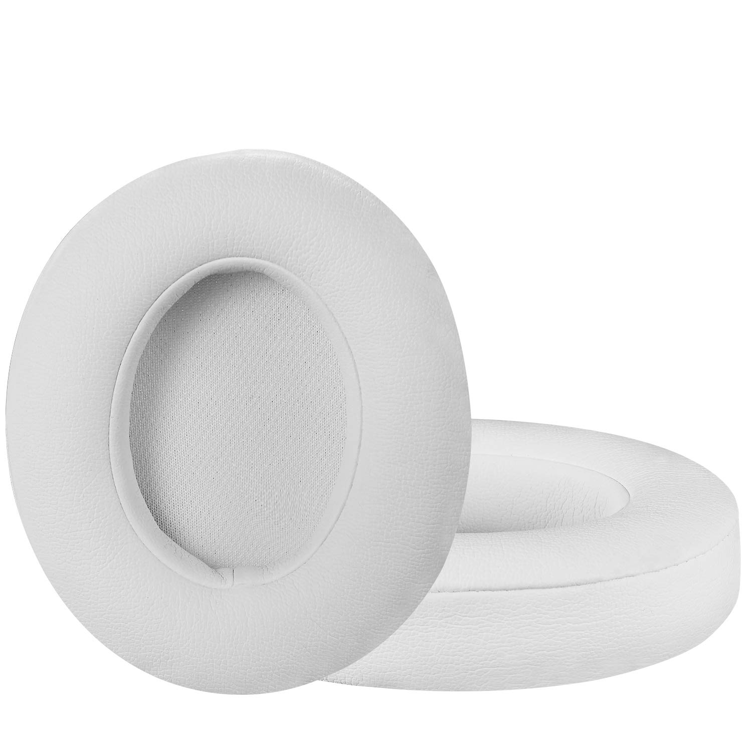 AURTECEar Pads Replacement for Beats Studio 2.0 Wireless and Wired, Ear Cushion with Memory Form and Protein Leather 1 Pair (White)