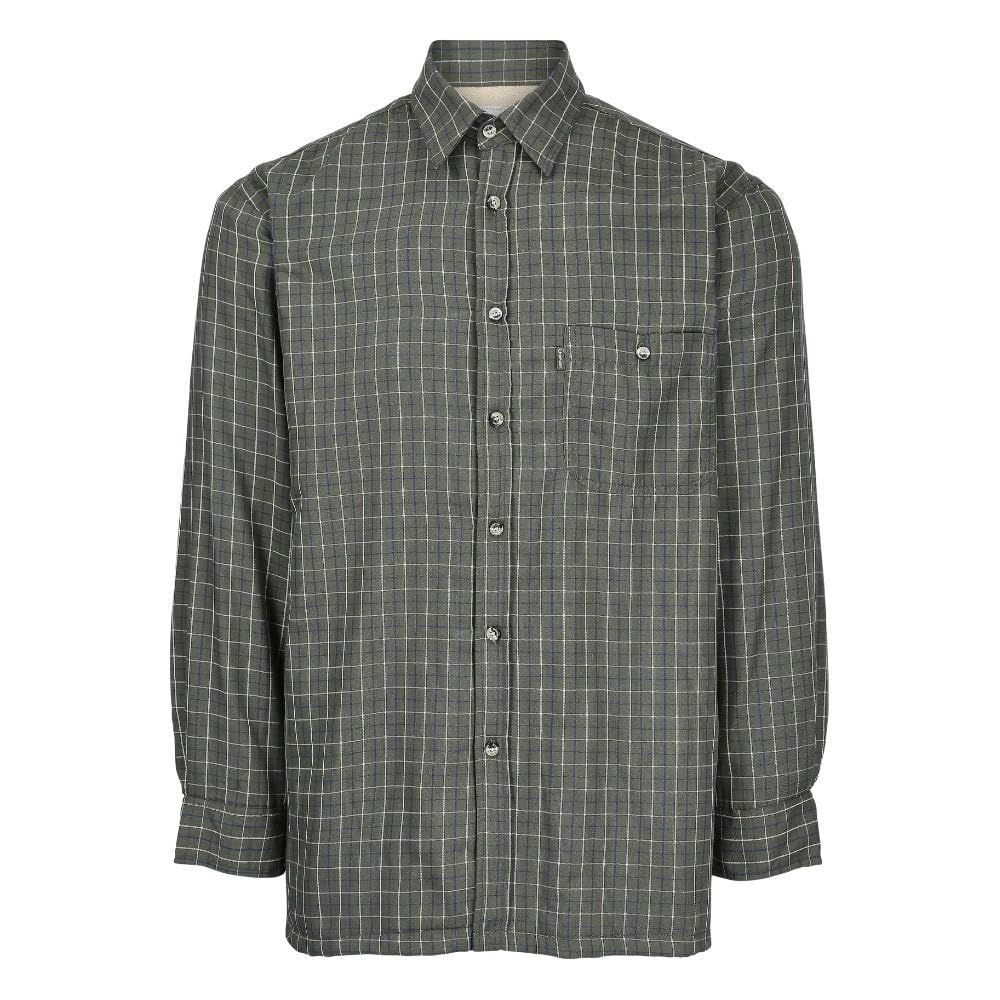 Walker and Hawkes - Men's Champion Fleece Lined Cartmel Country Shirt - Green - 3X-Large (48'')